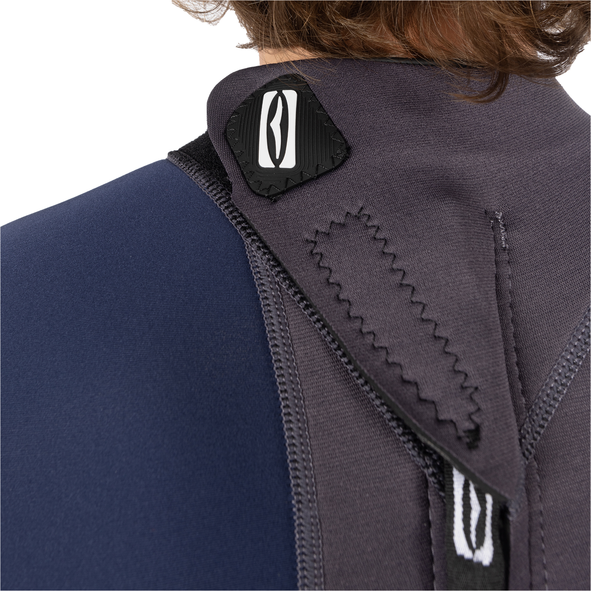 2025 Gul Mens Response 3/2mm Flatlock Back Zip Wetsuit RE1321-C1 - Grey / Navy